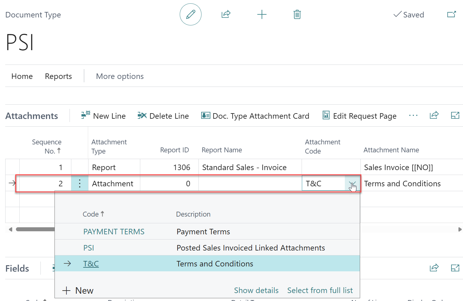 Adding an attachment to the posted sales invoice in Dynamics 365 Business Central